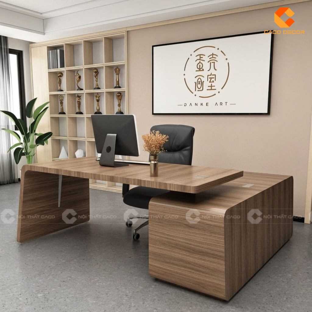 Bàn Giám Đốc Bằng Gỗ Chọn Loại Nào? So Sánh Chi Tiết A - Z 9