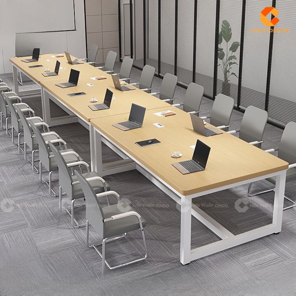 35+ Mẫu Bàn Họp Gỗ Công Nghiệp Đẹp, Hiện Đại, Giá Tận Xưởng 17