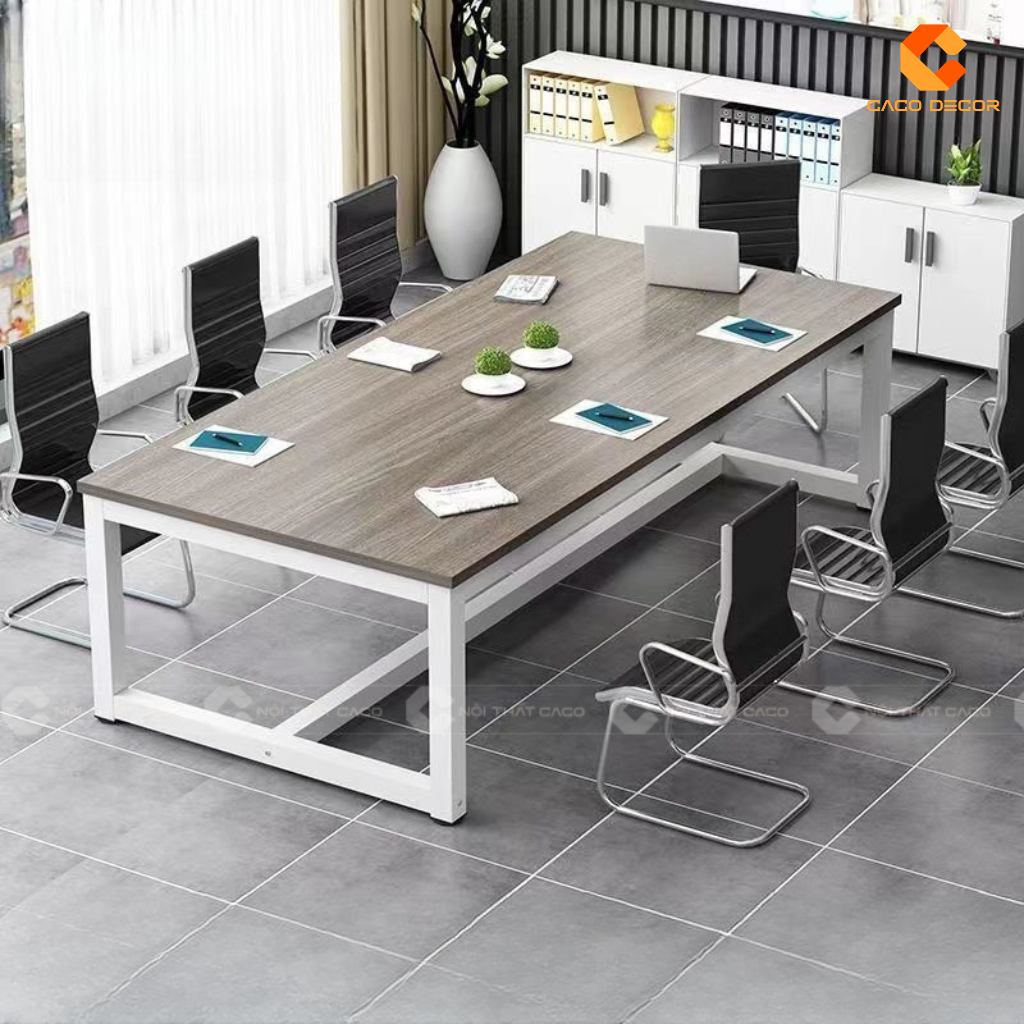 35+ Mẫu Bàn Họp Gỗ Công Nghiệp Đẹp, Hiện Đại, Giá Tận Xưởng 24