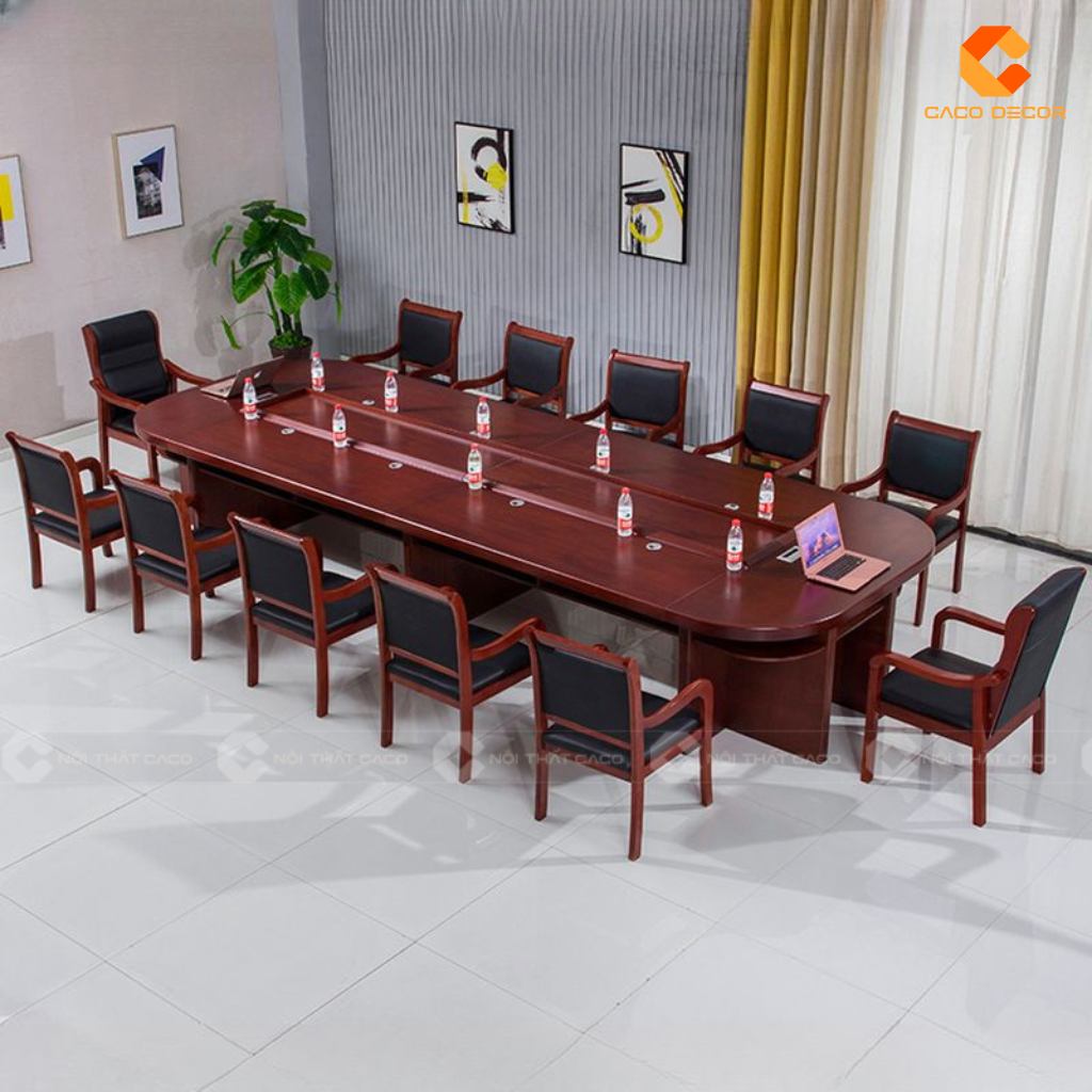 20+ Mẫu Bàn Họp Gỗ Tự Nhiên Đẹp, Cao Cấp, Giá Rẻ Tại Xưởng 24