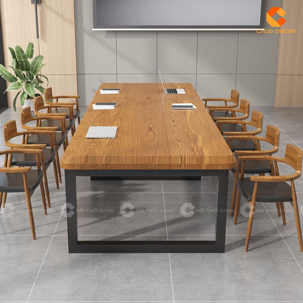20+ Mẫu Bàn Họp Gỗ Tự Nhiên Đẹp, Cao Cấp, Giá Rẻ Tại Xưởng 20