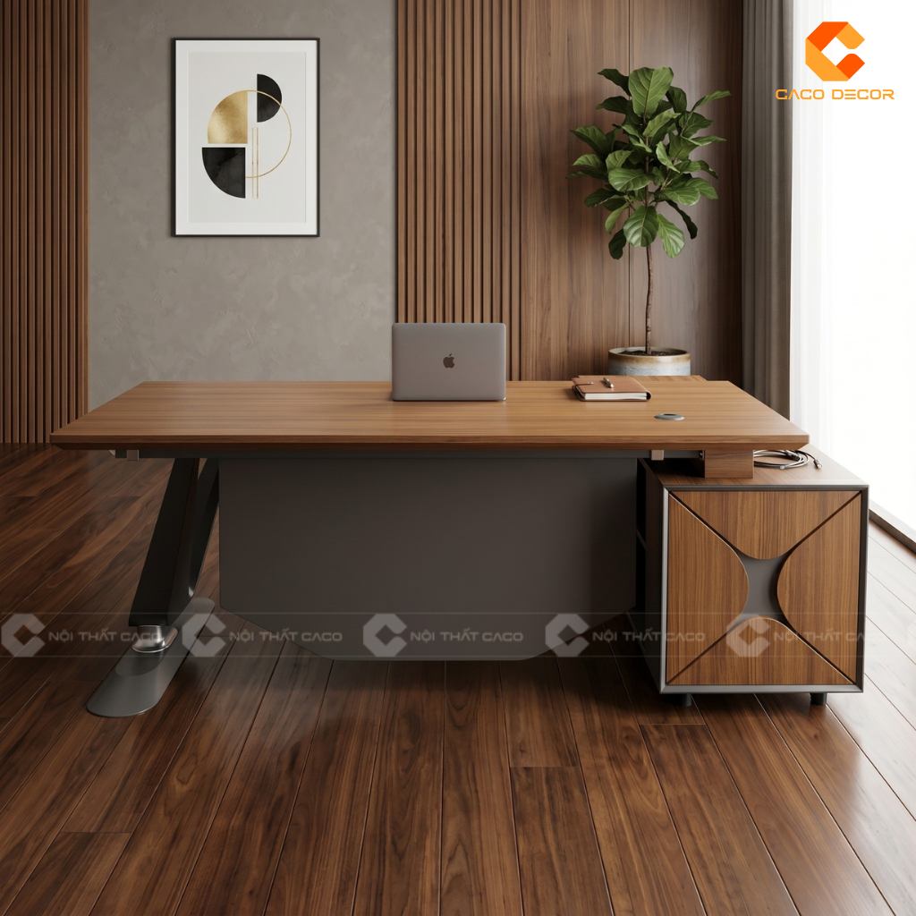 20 Mẫu Bàn Giám Đốc 2m Đẹp, Đẳng Cấp Cho Văn Phòng 22