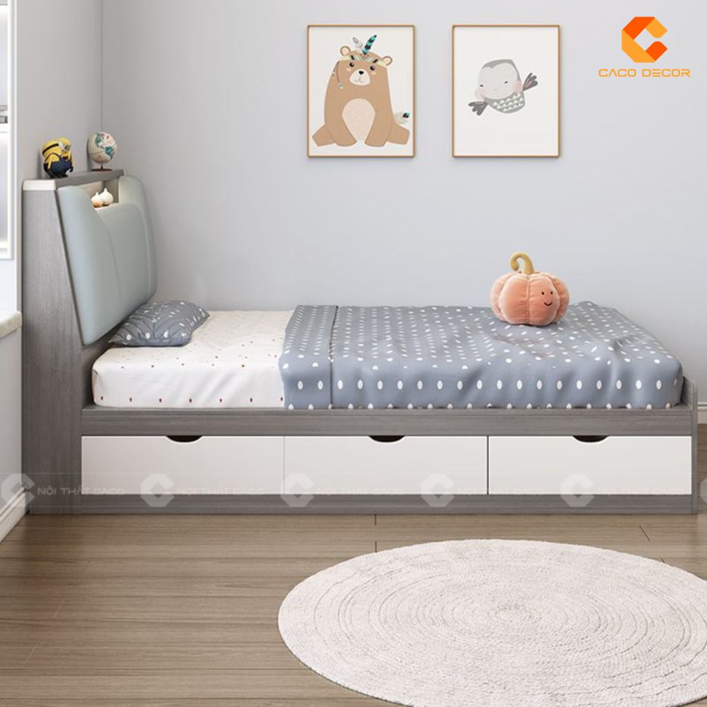 20+ Giường Ngủ Gỗ Công Nghiệp Có Ngăn Kéo Giá Rẻ TPHCM 24