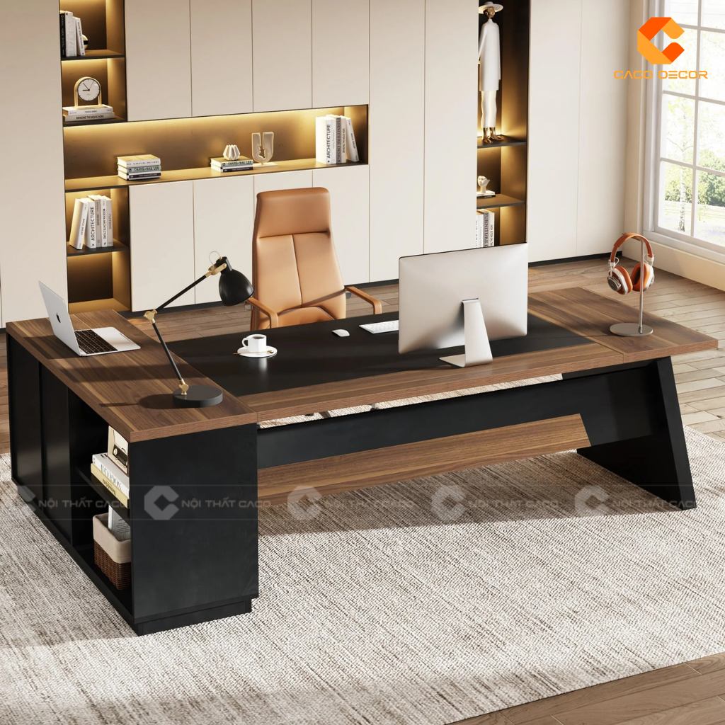 Bàn Giám Đốc Bằng Gỗ Chọn Loại Nào? So Sánh Chi Tiết A - Z 3