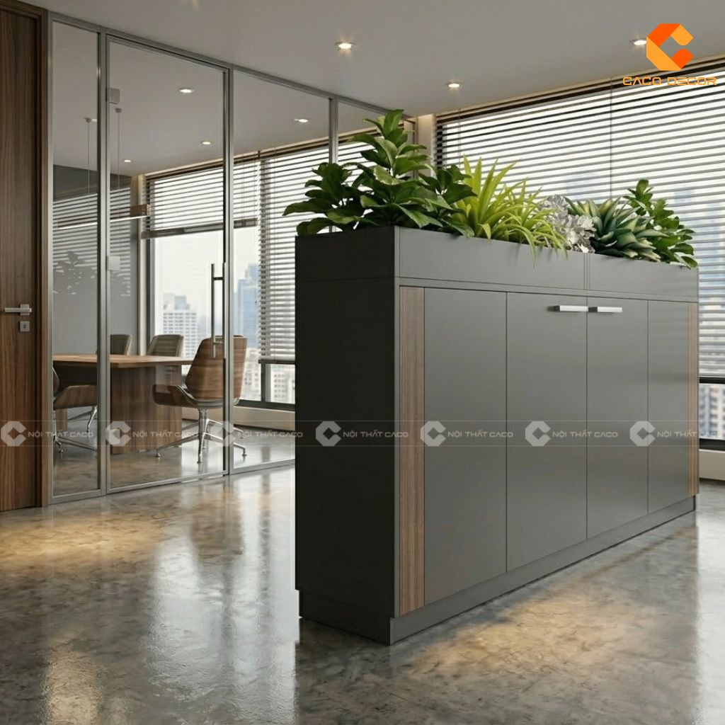 Tủ Hồ Sơ Gỗ Công Nghiệp THS028 Cao Cấp 2