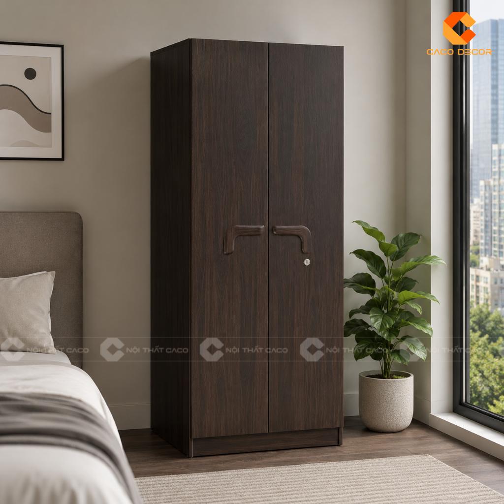 Tủ Quần Áo 2 Cánh Đẹp Hiện Đại Cho Phòng Ngủ Nhỏ 7