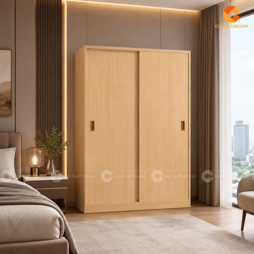 Tủ Quần Áo 2 Cánh Đẹp Hiện Đại Cho Phòng Ngủ Nhỏ 22