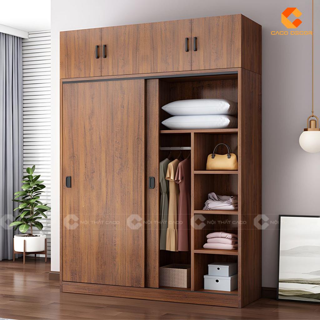Tủ Quần Áo 2 Cánh Đẹp Hiện Đại Cho Phòng Ngủ Nhỏ 2