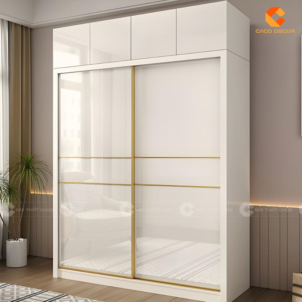 Tủ Quần Áo 2 Cánh Đẹp Hiện Đại Cho Phòng Ngủ Nhỏ 3