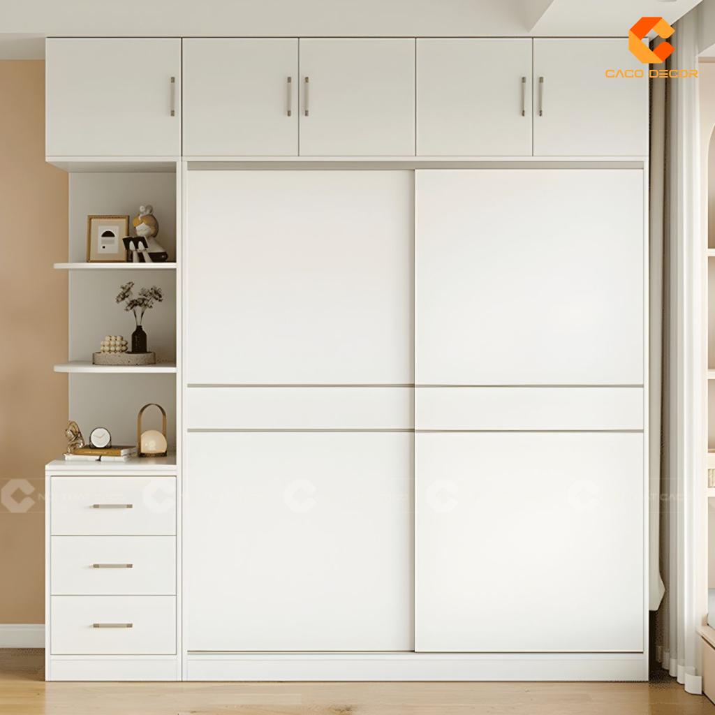 Tủ Quần Áo 2 Cánh Đẹp Hiện Đại Cho Phòng Ngủ Nhỏ 6