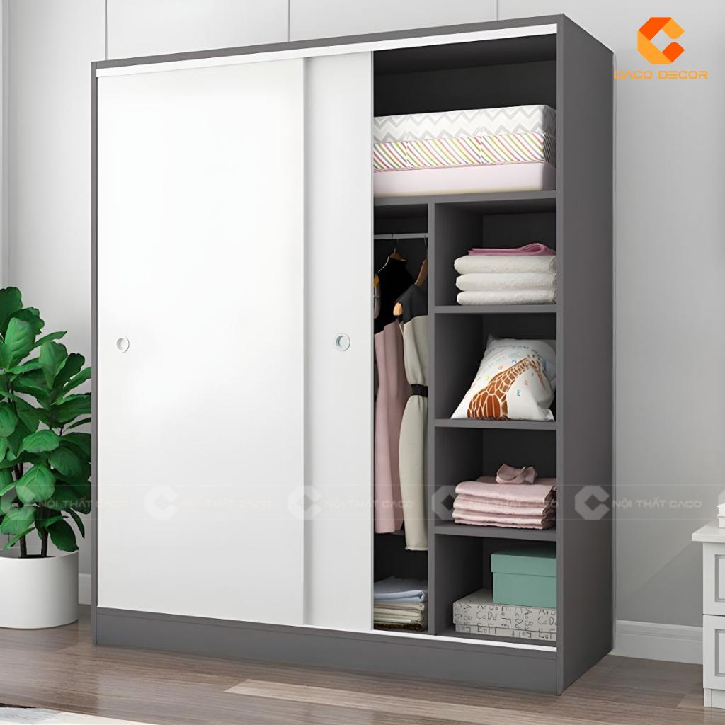 Tủ Quần Áo 2 Cánh Đẹp Hiện Đại Cho Phòng Ngủ Nhỏ 9