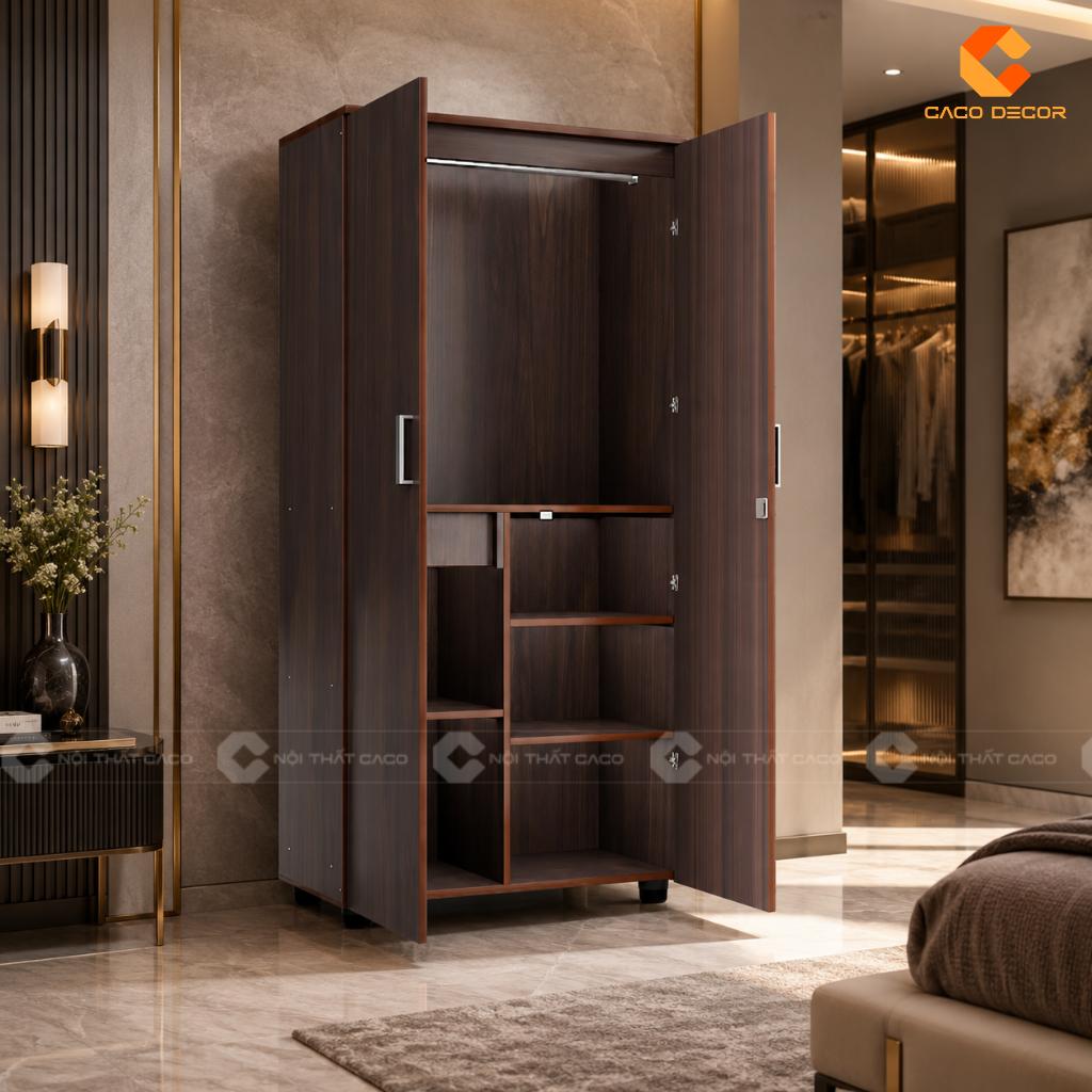 Tủ Quần Áo 2 Cánh Đẹp Hiện Đại Cho Phòng Ngủ Nhỏ 18