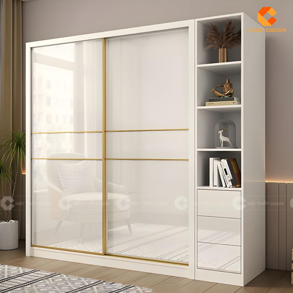 Tủ Quần Áo 2 Cánh Đẹp Hiện Đại Cho Phòng Ngủ Nhỏ 24