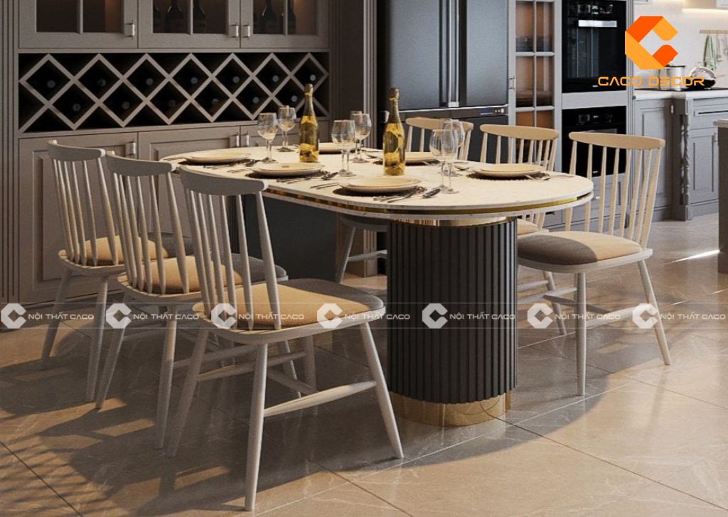 15+ Bộ Bàn Ăn Cao Cấp Mang Vẻ Đẹp Tinh Tế Và Sang Trọng 13