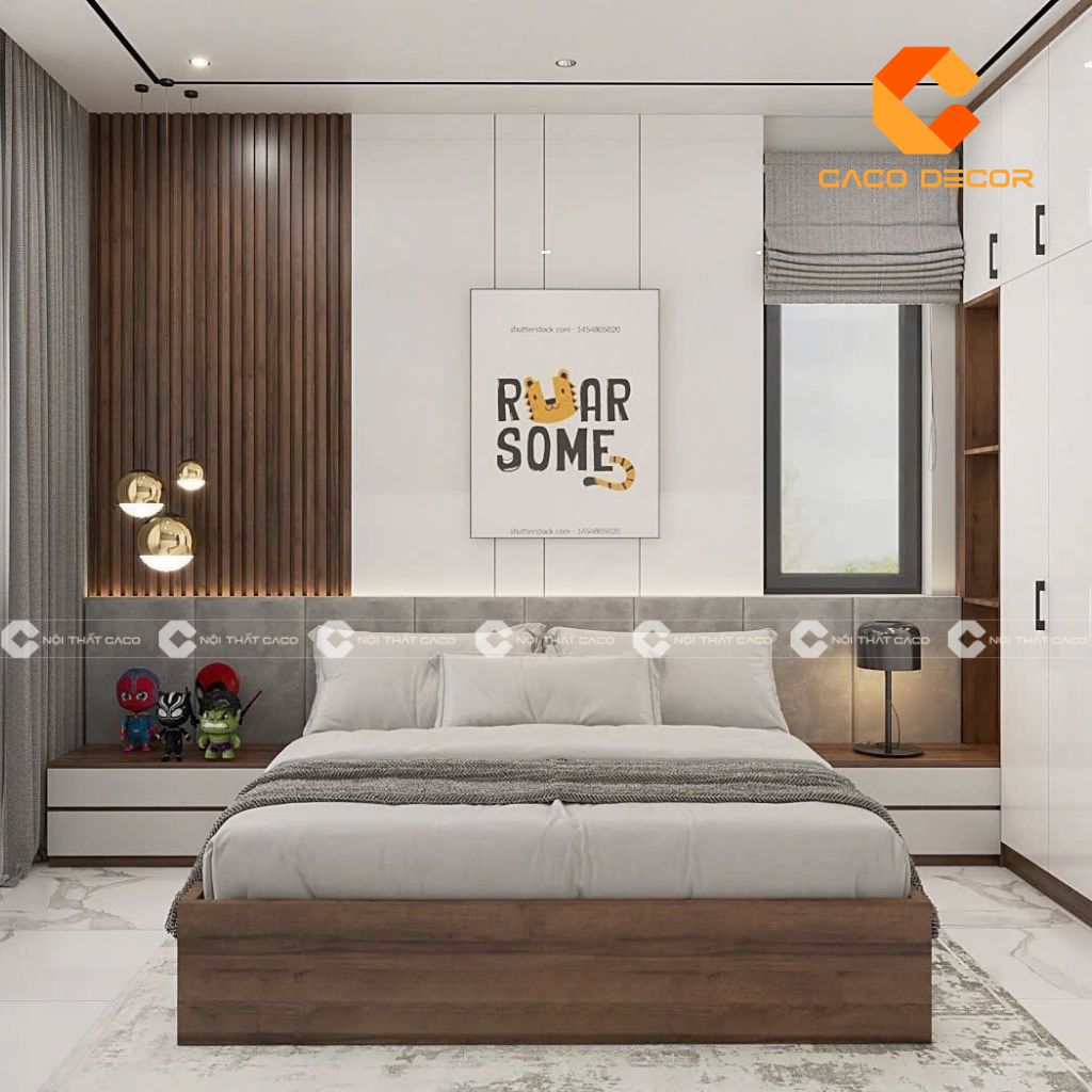 Thiết Kế Giường Ngủ Hiện Đại Sang Trọng, Tối Ưu Không Gian 1