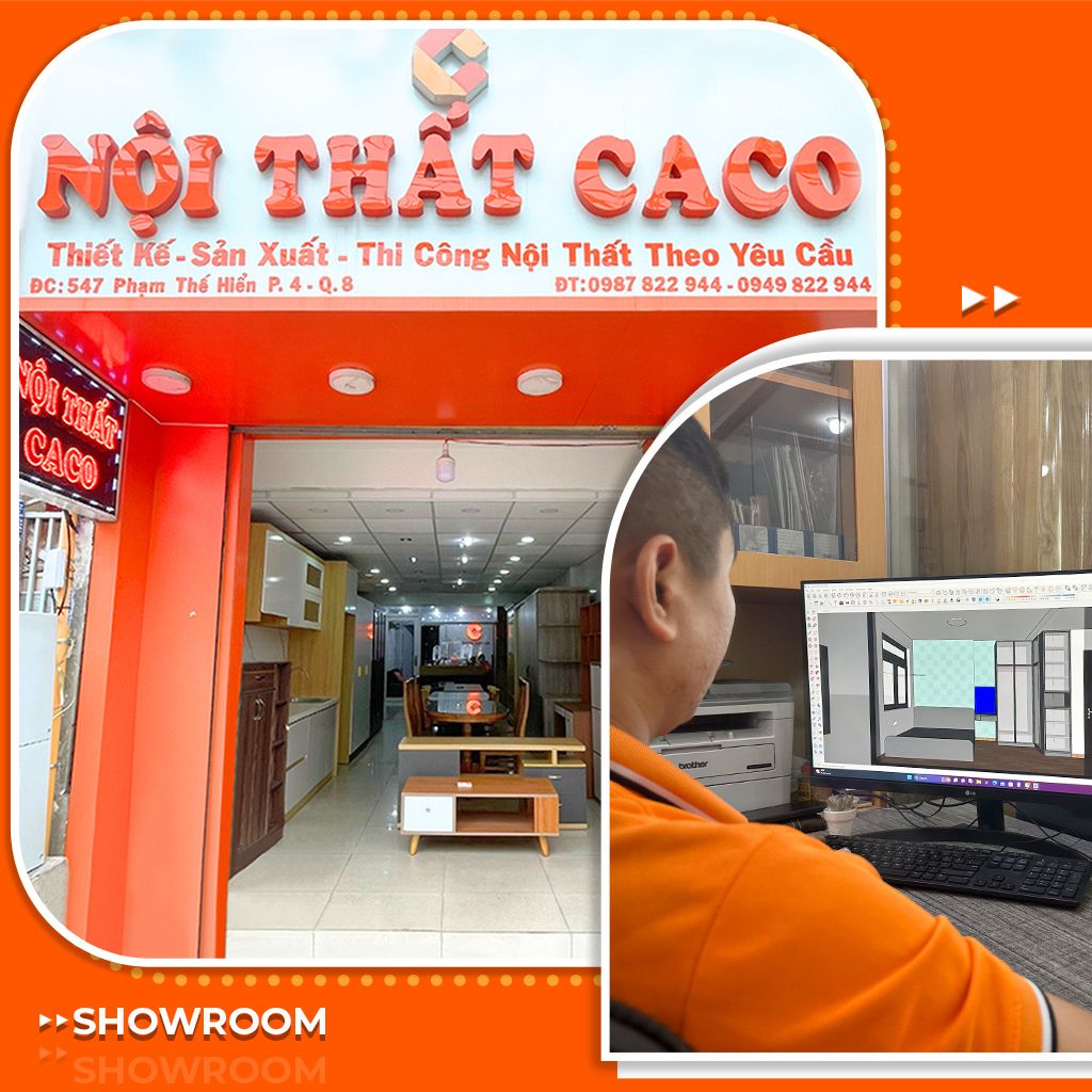 Thiết kế thi công nội thất bếp đẹp giá xưởng tại CaCo