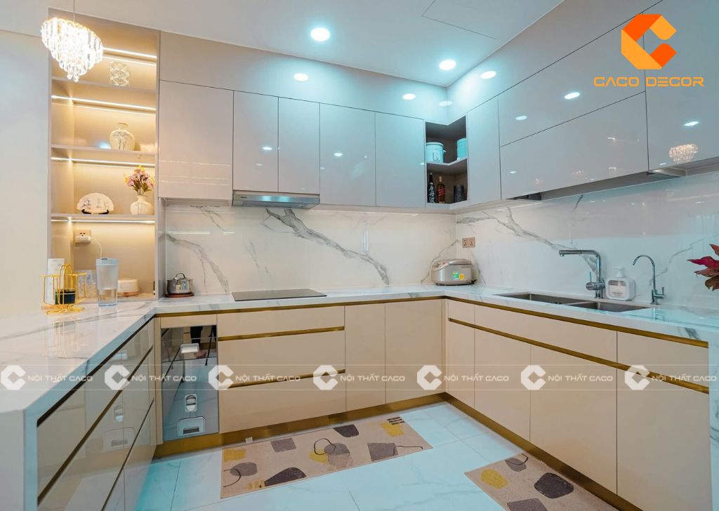 Giá Tủ Bếp Gỗ Công Nghiệp Mới Nhất Chuẩn Xưởng 10