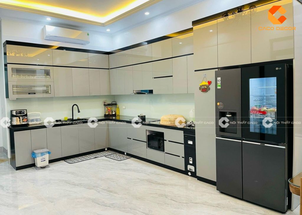 20+ Mẫu Tủ Bếp Nhựa Cao Cấp Đẹp, Sang Trọng, Giá Rẻ 3