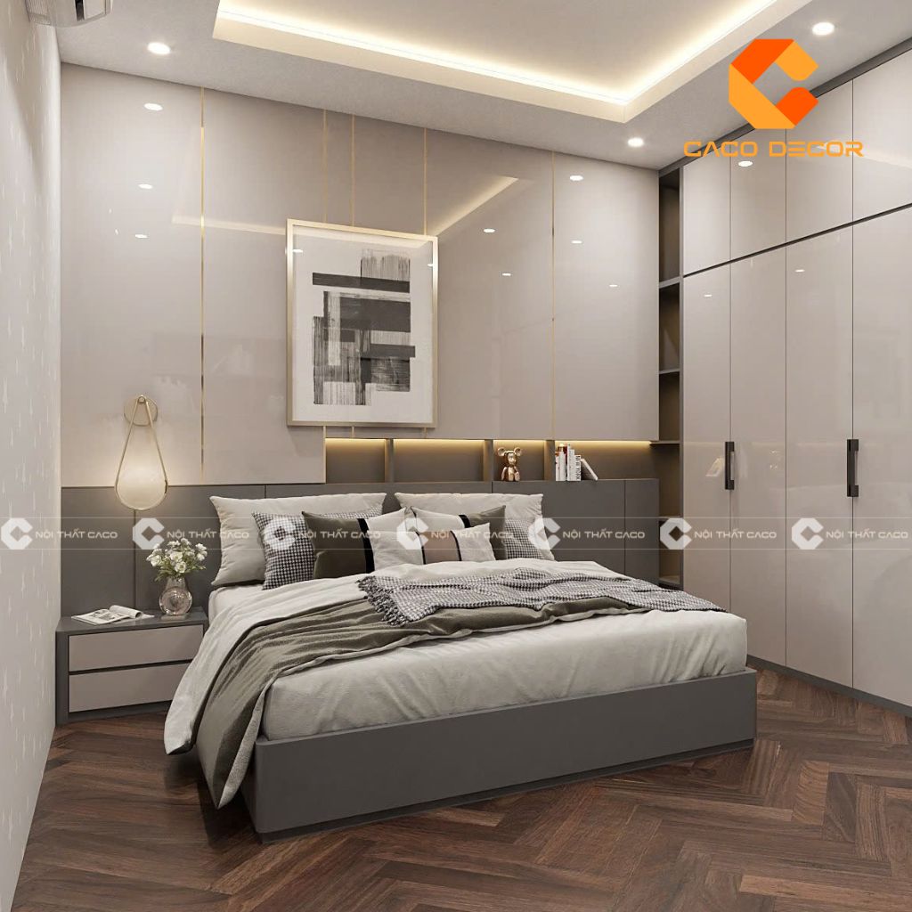 Thiết Kế Giường Ngủ Hiện Đại Sang Trọng, Tối Ưu Không Gian 4