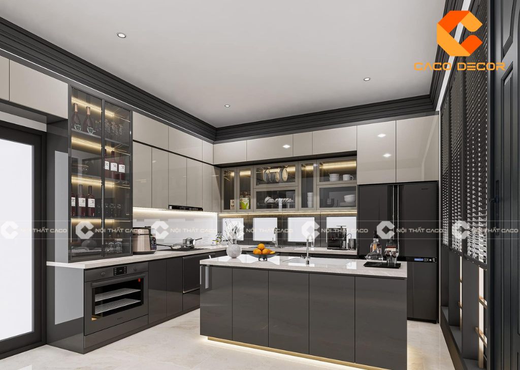 20+ Mẫu Tủ Bếp Acrylic Đẹp, Hiện Đại Dẫn Đầu Xu Hướng 1