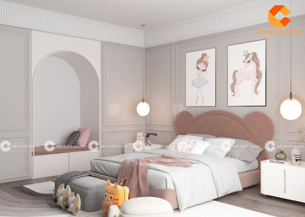 20+ Mẫu Giường Ngủ Cho Bé Gái Đẹp, Dễ Thương, Giá Tốt 16