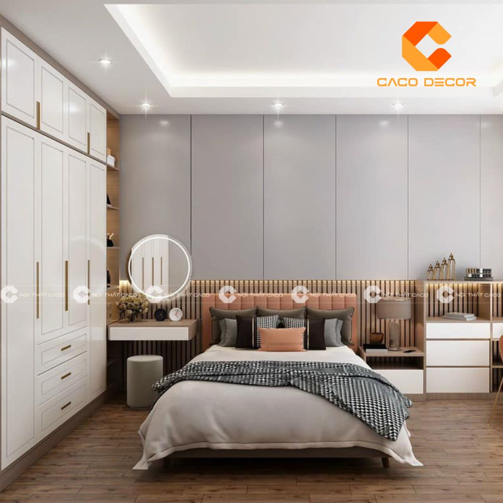 Thiết Kế Giường Ngủ Hiện Đại Sang Trọng, Tối Ưu Không Gian 7