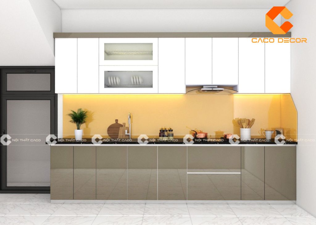 20+ Mẫu Tủ Bếp Acrylic Đẹp, Hiện Đại Dẫn Đầu Xu Hướng 2