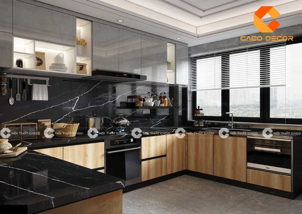 20+ Mẫu Tủ Bếp Acrylic Đẹp, Hiện Đại Dẫn Đầu Xu Hướng 6