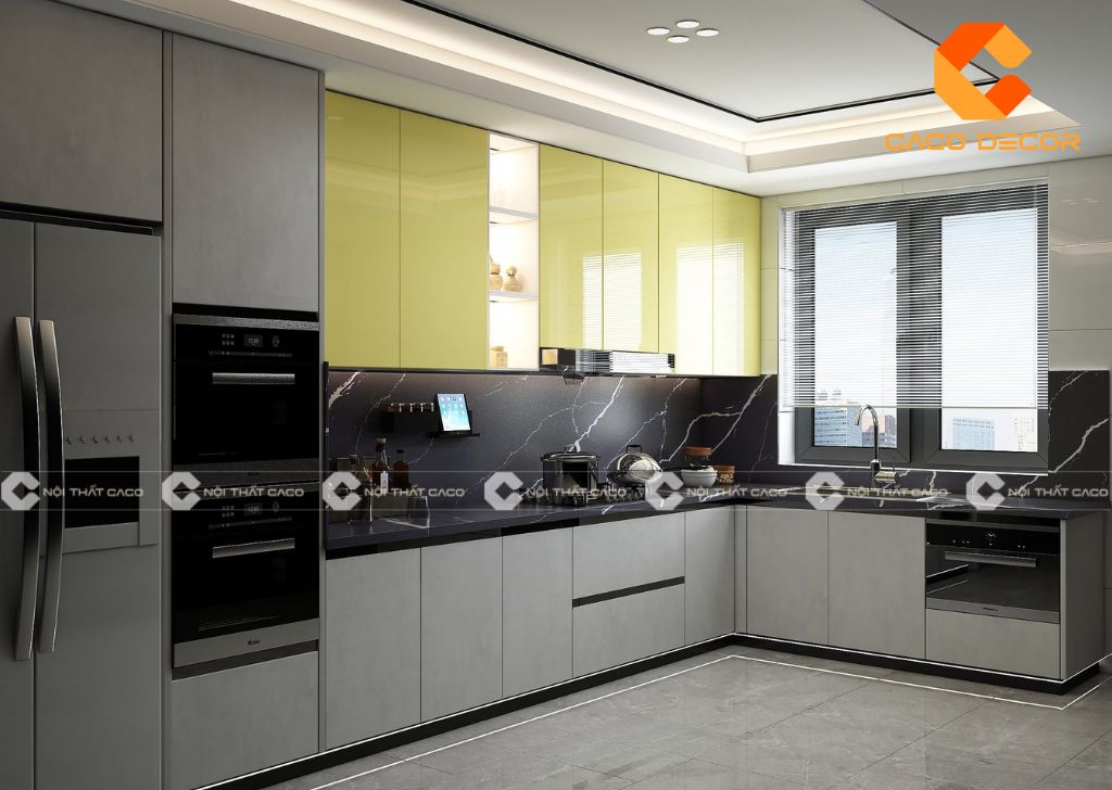 20+ Mẫu Tủ Bếp Acrylic Đẹp, Hiện Đại Dẫn Đầu Xu Hướng 11