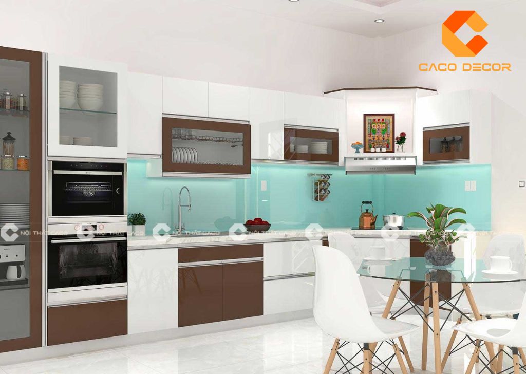 20+ Mẫu Tủ Bếp Acrylic Đẹp, Hiện Đại Dẫn Đầu Xu Hướng 17