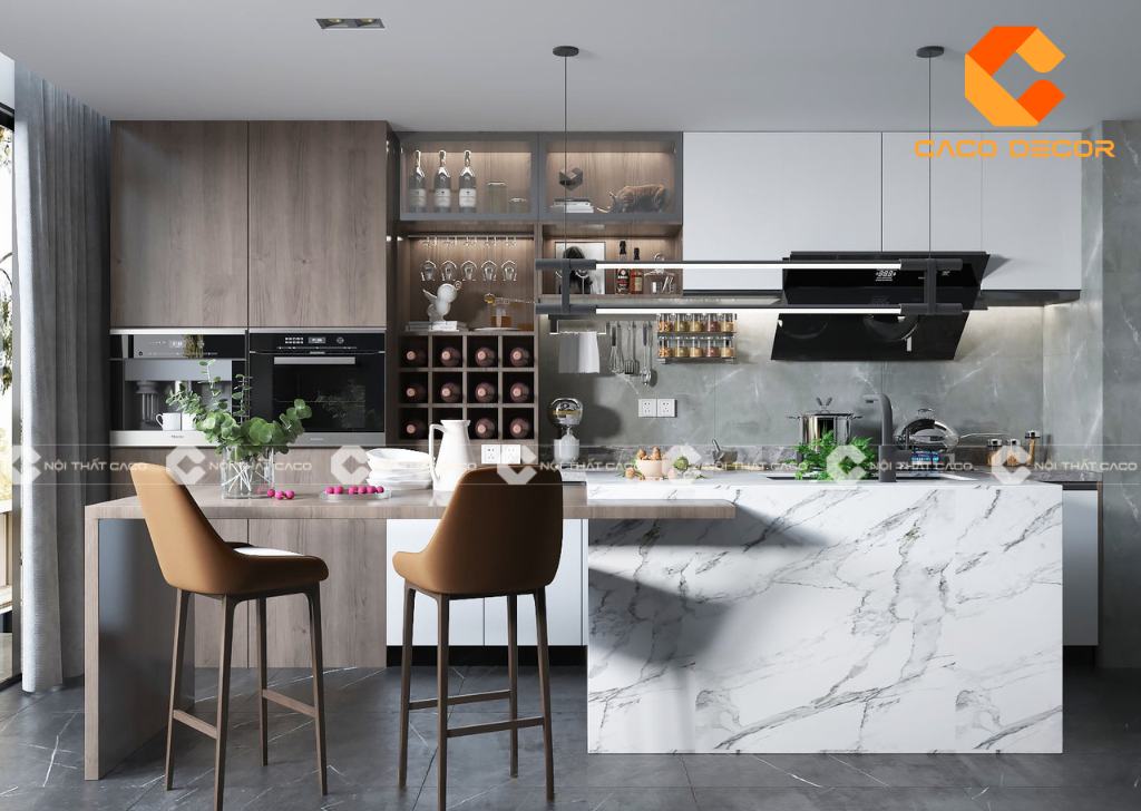 Tủ bếp bền đẹp giá xưởng