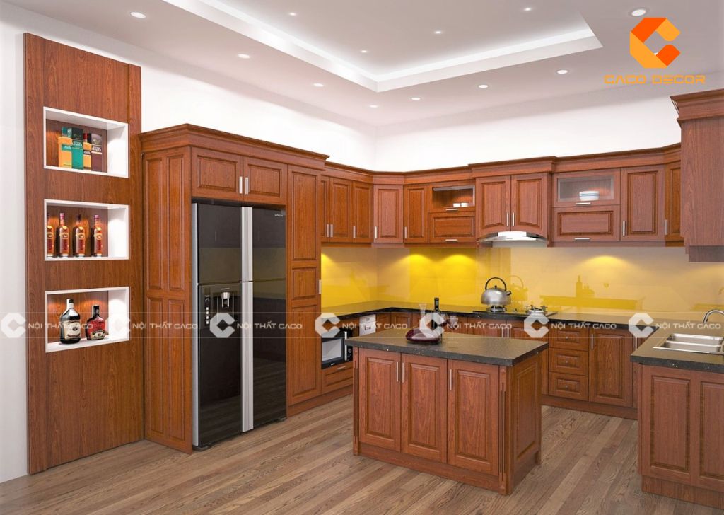 Địa Chỉ Thiết Kế Thi Công Tủ Bếp Gỗ Tự Nhiên Uy Tín, Giá Rẻ 15