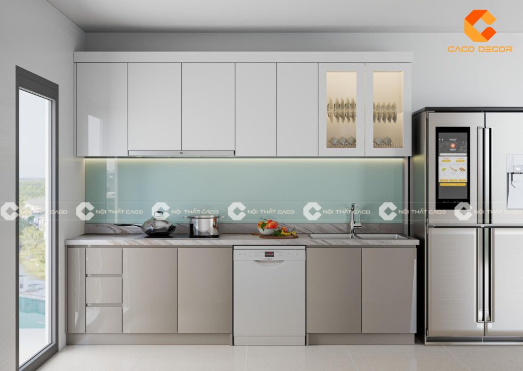 20+ Mẫu Tủ Bếp Nhựa Cao Cấp Đẹp, Sang Trọng, Giá Rẻ 9