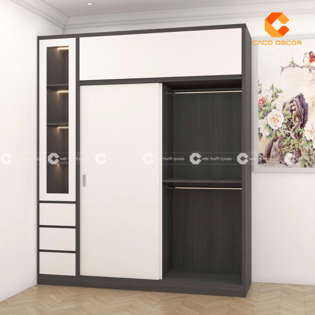 15+ Mẫu Tủ Quần Áo Cánh Lùa 2, 4 Cánh Tối Ưu Không Gian 9