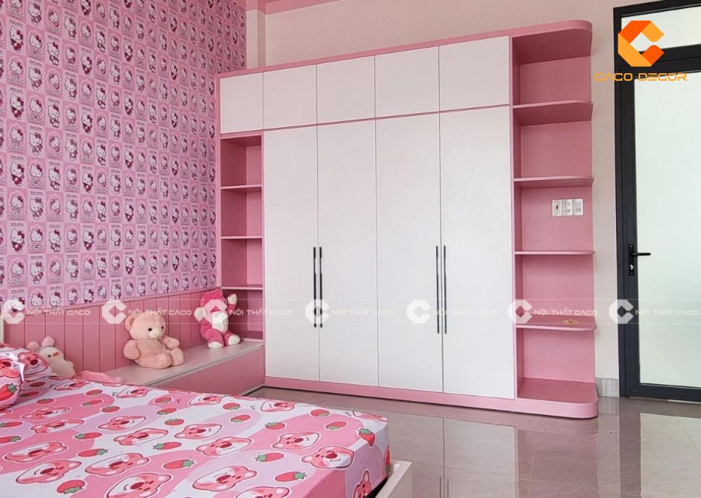 Tủ quần áo cho bé đẹp, hiện đại - Thiết kế an toàn, giá xưởng 11