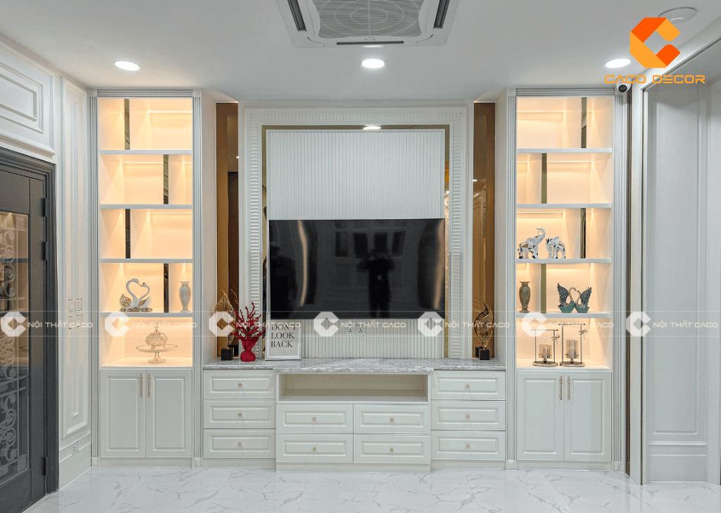 Tủ Quần Áo Kết Hợp Kệ Tivi Đẹp, Thông Minh, Giá Xưởng 20