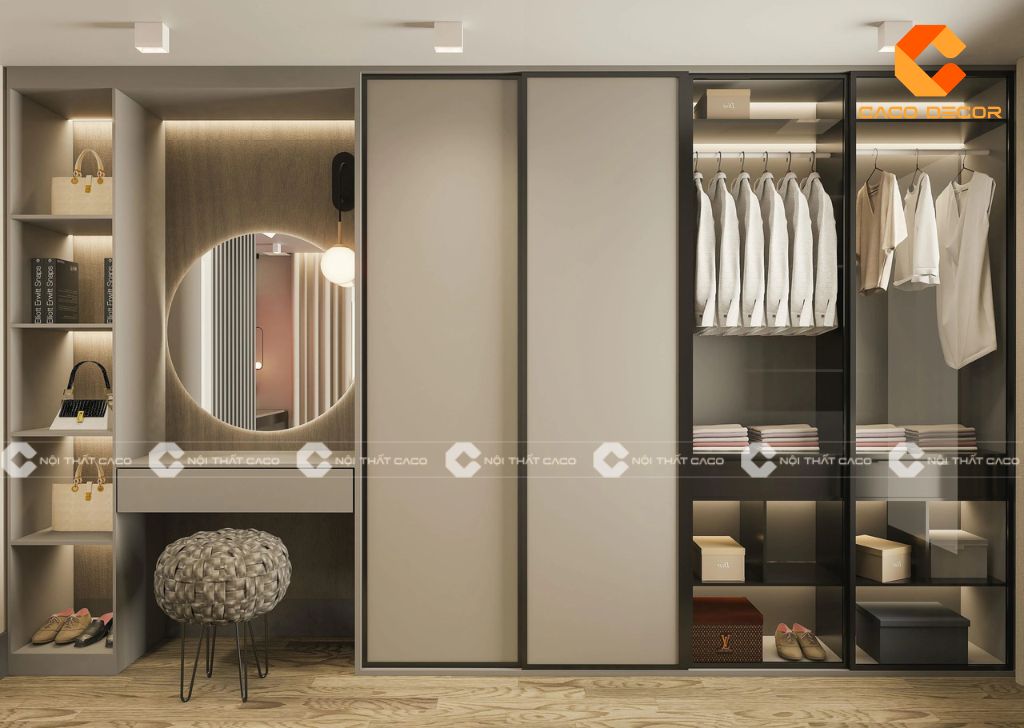 Tủ Quần Áo Kết Hợp Kệ Tivi Đẹp, Thông Minh, Giá Xưởng 10