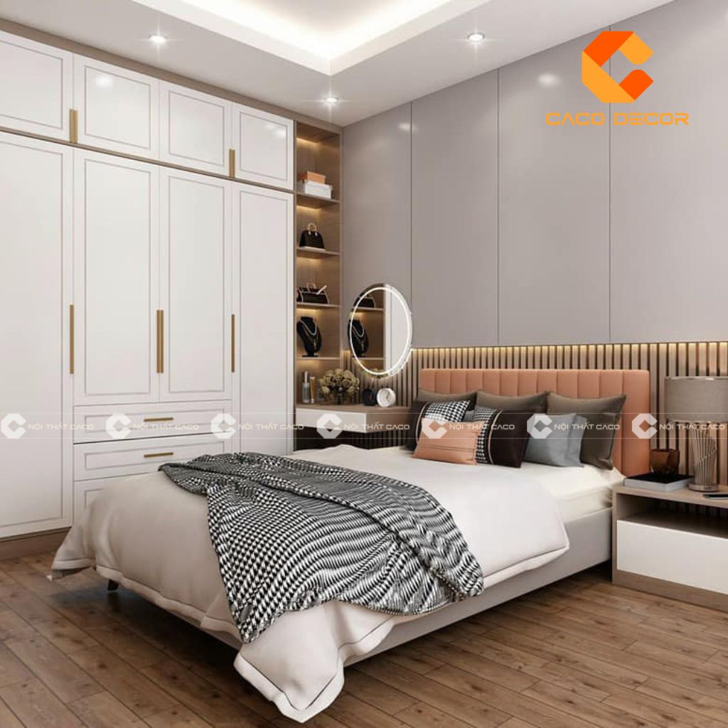 Thiết Kế Giường Ngủ Hiện Đại Sang Trọng, Tối Ưu Không Gian 12