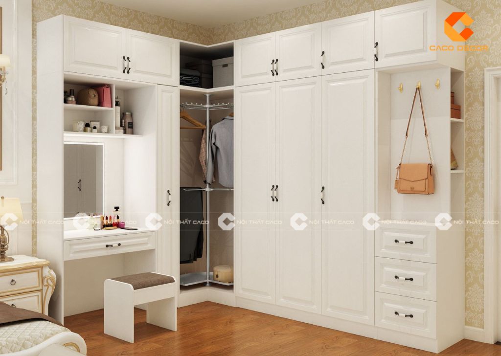 Tủ quần áo cánh mở thiết kế hiện đại chất lượng