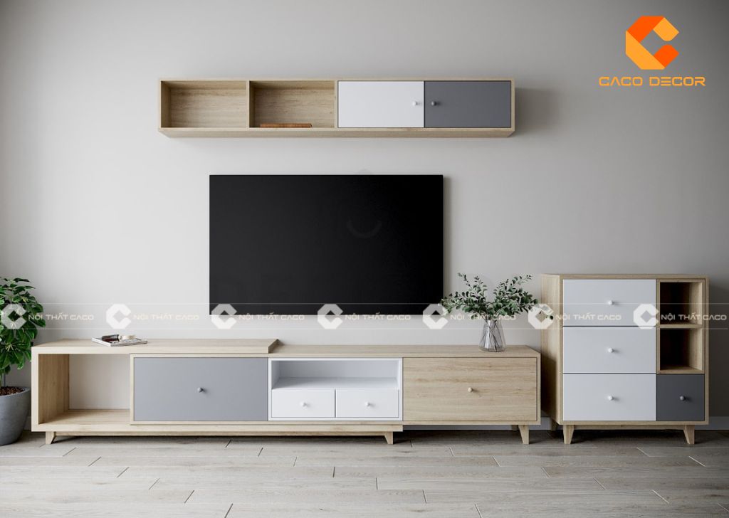 9+ Những Mẫu Kệ Tivi Hiện Đại Đẹp Nâng Hạng Không Gian Sống 20