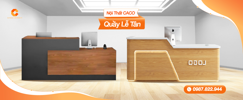 banner Quầy lễ tân