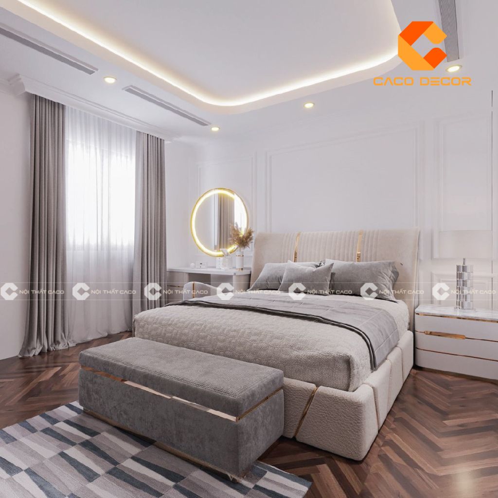 Thiết Kế Giường Ngủ Hiện Đại Sang Trọng, Tối Ưu Không Gian 20