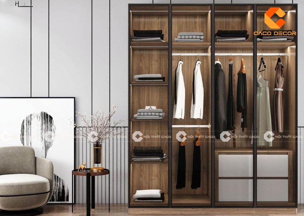 20+ Thiết Kế Tủ Quần Áo Đẹp, Hiện Đại, Mẫu Mới 2025 17