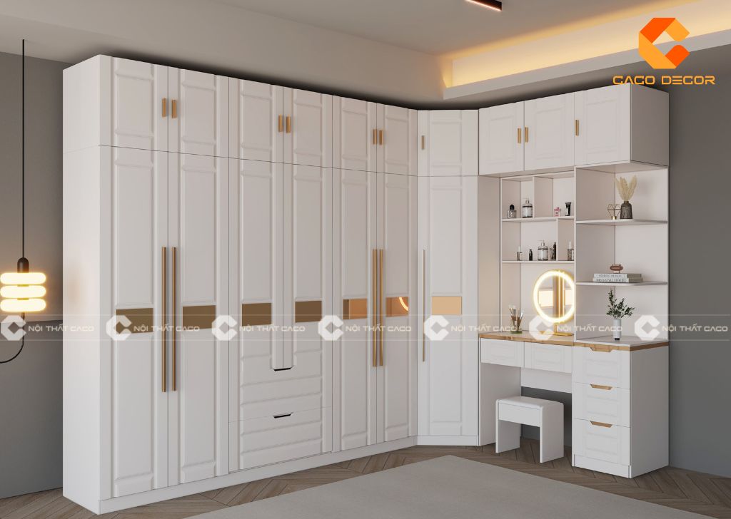Tủ Quần Áo Kết Hợp Kệ Tivi Đẹp, Thông Minh, Giá Xưởng 13