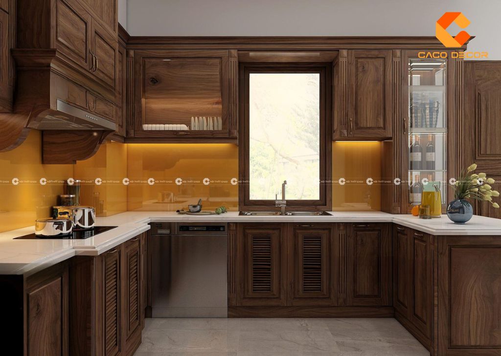 Địa Chỉ Thiết Kế Thi Công Tủ Bếp Gỗ Tự Nhiên Uy Tín, Giá Rẻ 19
