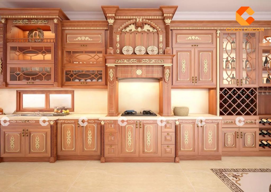 Địa Chỉ Thiết Kế Thi Công Tủ Bếp Gỗ Tự Nhiên Uy Tín, Giá Rẻ 23