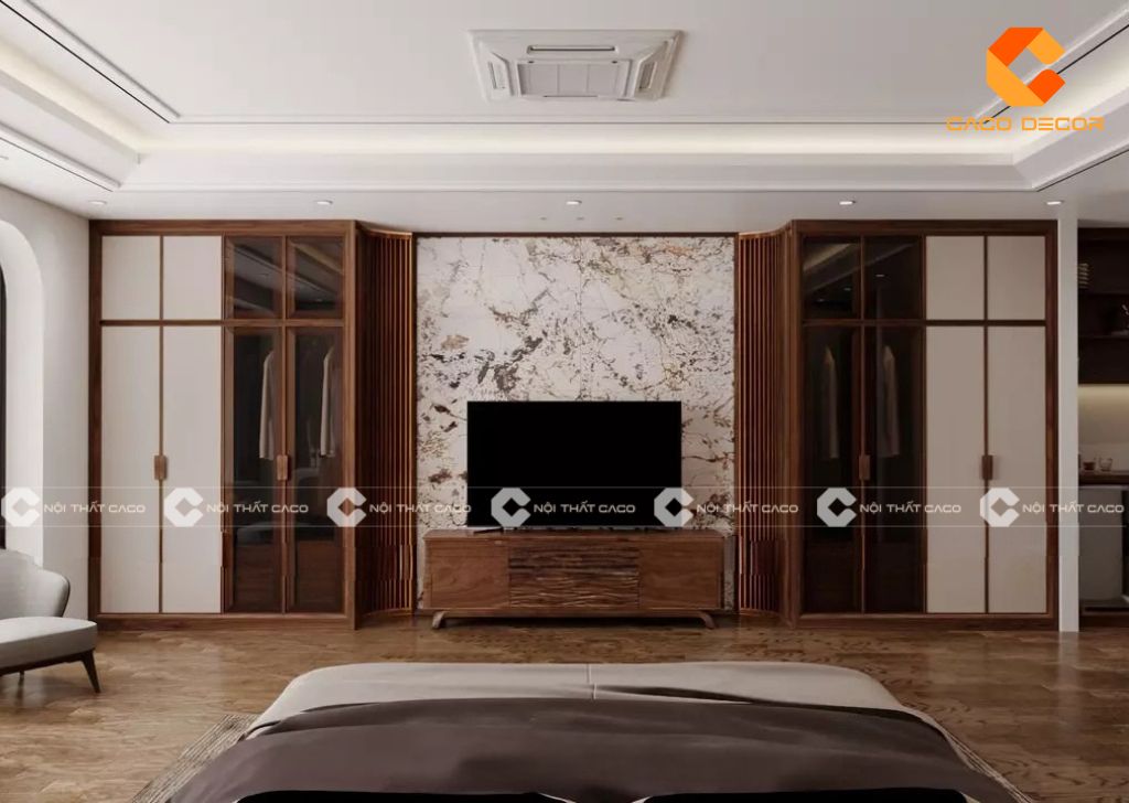 Tủ Quần Áo Kết Hợp Kệ Tivi Đẹp, Thông Minh, Giá Xưởng 16