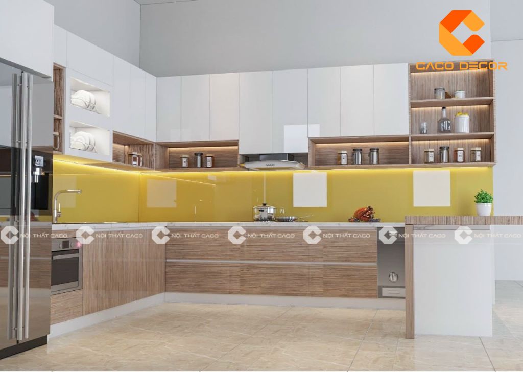 15+ Thiết Kế Tủ Bếp MDF Chất Lượng, Mẫu Mới 2025 18