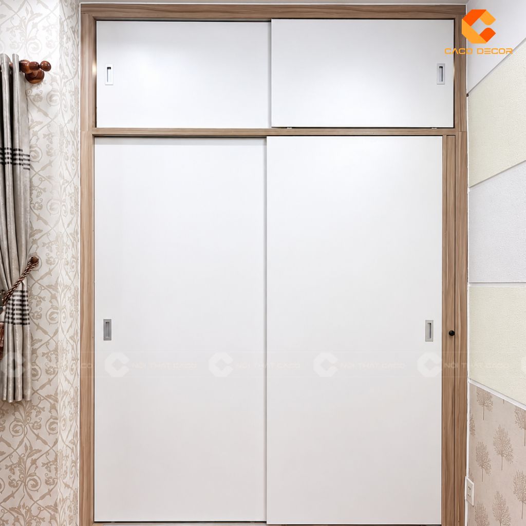 Ảnh tủ áo lùa 2 cánh tại nhà chị Hà