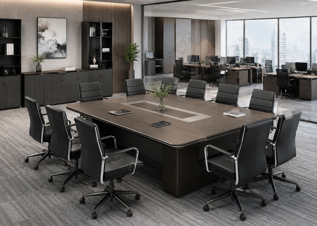 Top Mẫu Bàn Họp 10 Người Đẹp, Kích Thước Chuẩn  13